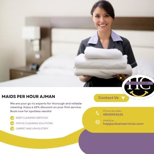 Maids per hour Ajman