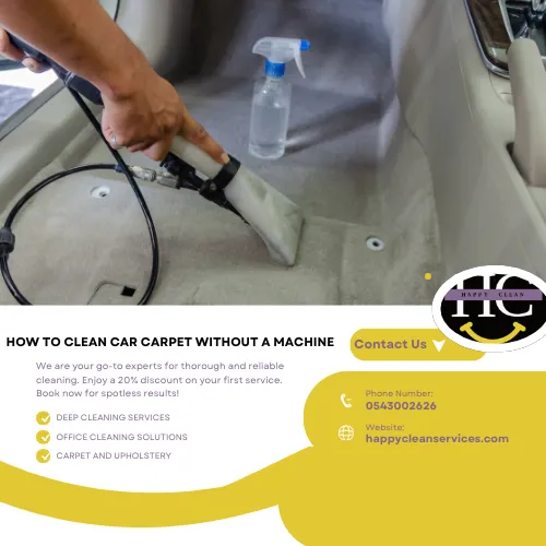 How to clean dirty carpet without a machine