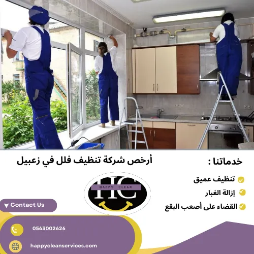 أرخص شركة تنظيف فلل في زعبيل