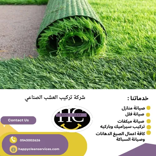شركة تركيب العشب الصناعي