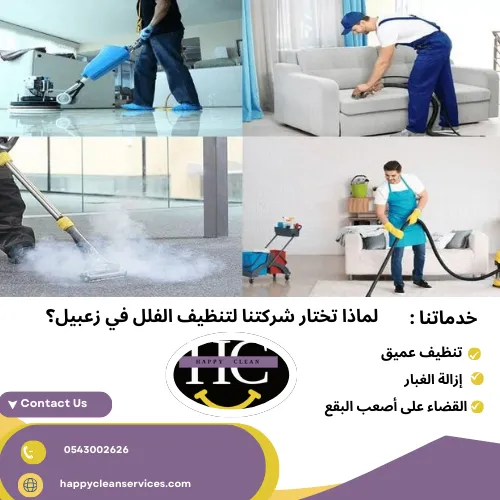 لماذا تختار شركتنا لتنظيف الفلل في زعبيل؟