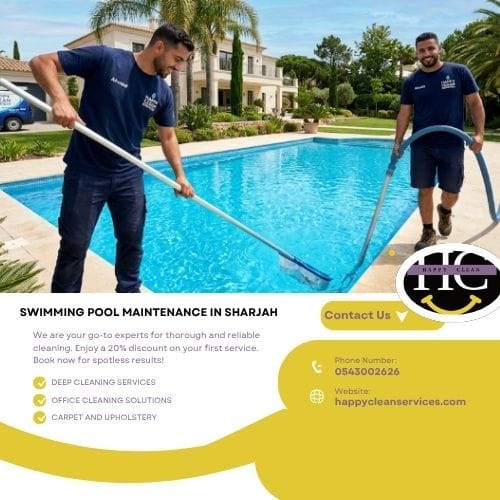 swimming pool maintenance in sharjah