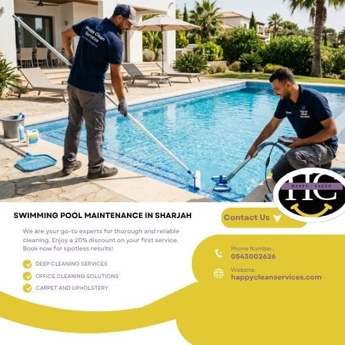 swimming pool maintenance in sharjah