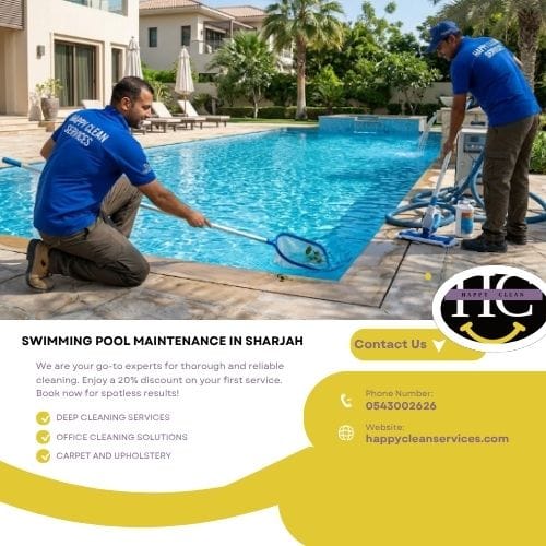 swimming pool maintenance in sharjah