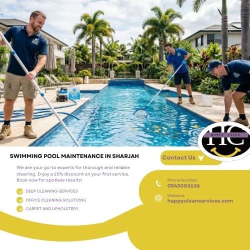 swimming pool maintenance in sharjah