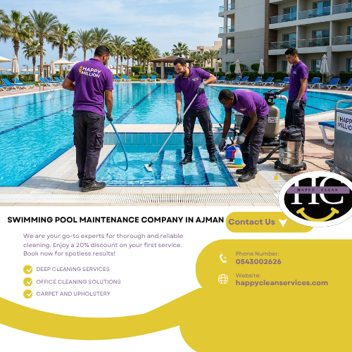 Swimming Pool Maintenance Company in Ajman